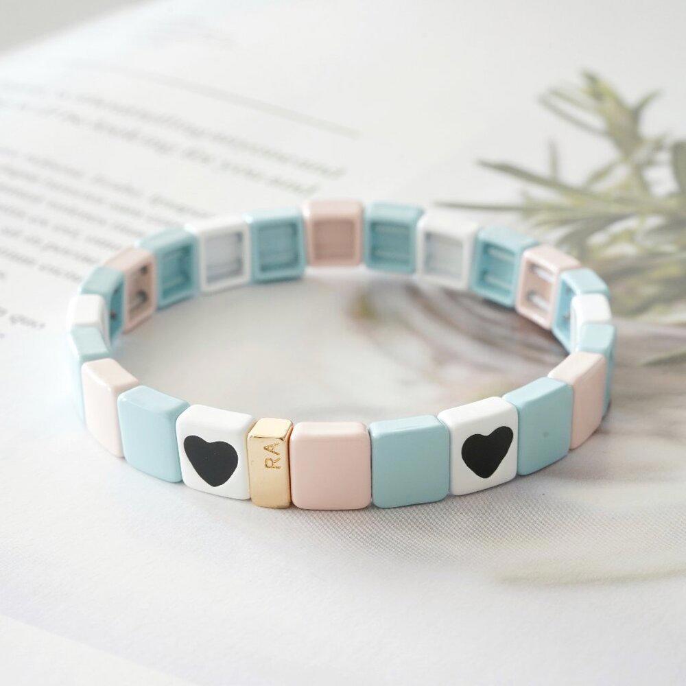 Roxanne Assoulin All Heart Bracelet Baby Blue Pink